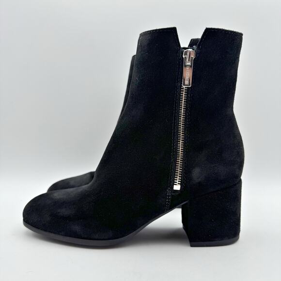 La Canadienne Womens James Ankle Booties US 5.5 M Black Suede Waterproof NWOB - Picture 9 of 13